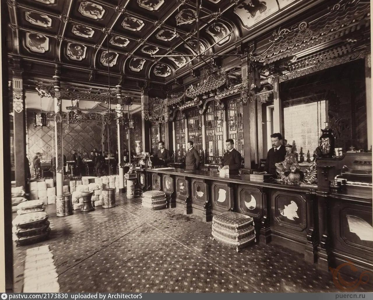 Мясницкая улица, 1890 г. Мясницкая улица, 1890 г.