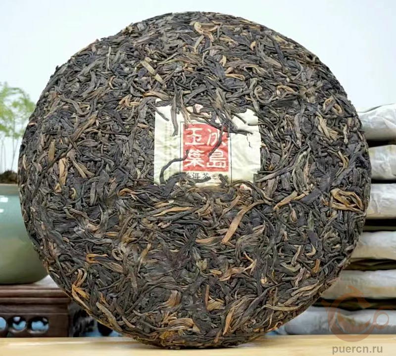 Мэнку Биндао Юй Е, шэн пуэр, 500 гр, 2012 г. 