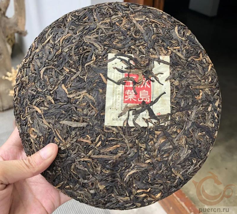 Мэнку Биндао Юй Е, шэн пуэр, 500 гр, 2012 г. 