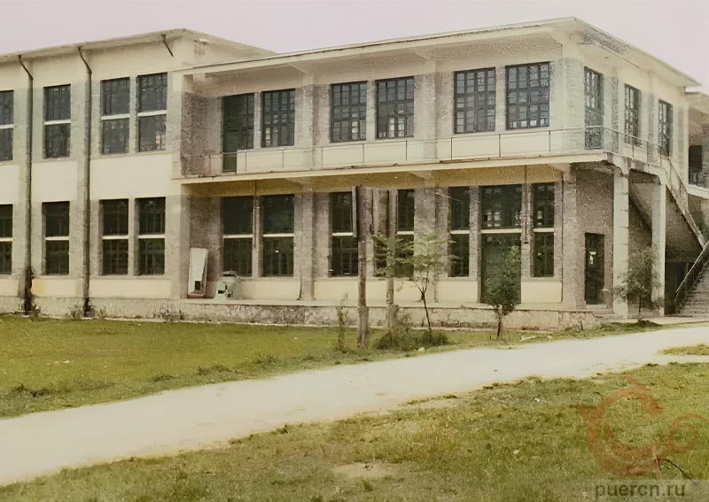 чайная фабрика Шуанцзян в 80-е годы