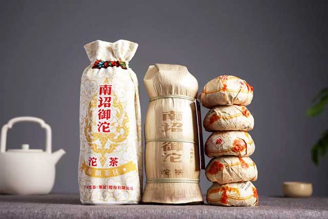 Чайный точи, упаковка из бамбуковой скорлупы и фирменный мешочек