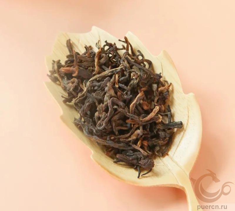 Ся Гуань Гуаньсинь Ча Пуэр Шу Ча, шу пуэр, 100 гр, 2023 г., сухой чай