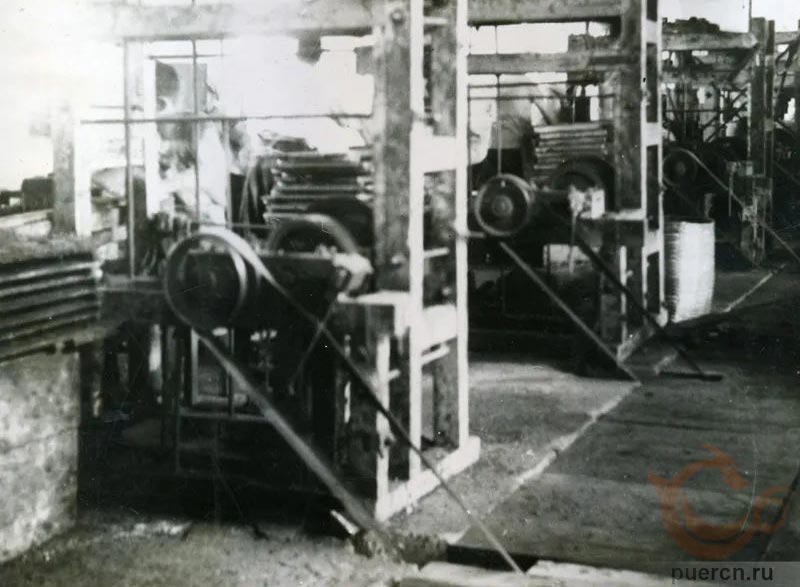 Первые цеха фабрики