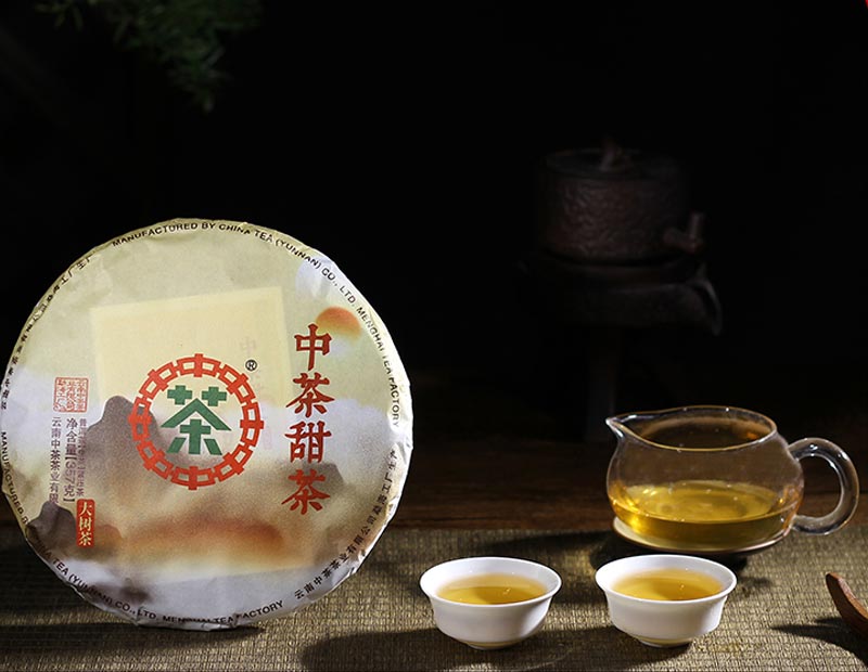 Чжун Ча Тяньча, шэн пуэр, 357 гр, 2020 г. цвет чайного настоя