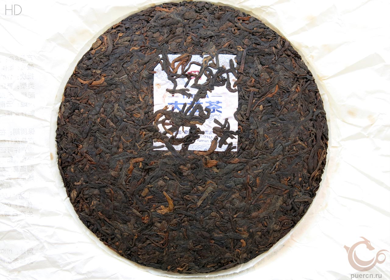 Да И, Жоу Ся, шу пуэр, 357 гр, 2017 г.