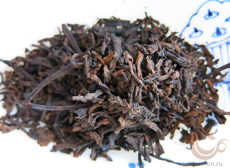 Хун Пу Хао, Гуи Ча, шу пуэр, 357 гр, 2019 г., сухой чай перед завариванием